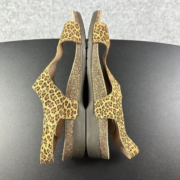 Dansko Reece Sandals Shoes Womens Size 41 EU Leopard Suede Leather 10.5-11 US* - Picture 6 of 15